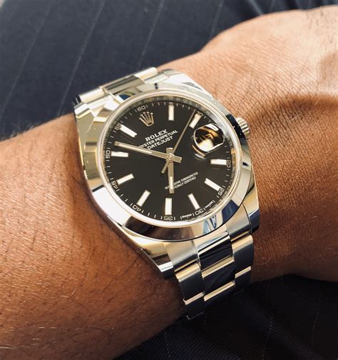 rolex datejust 41 wrist size|2021 rolex datejust 41.